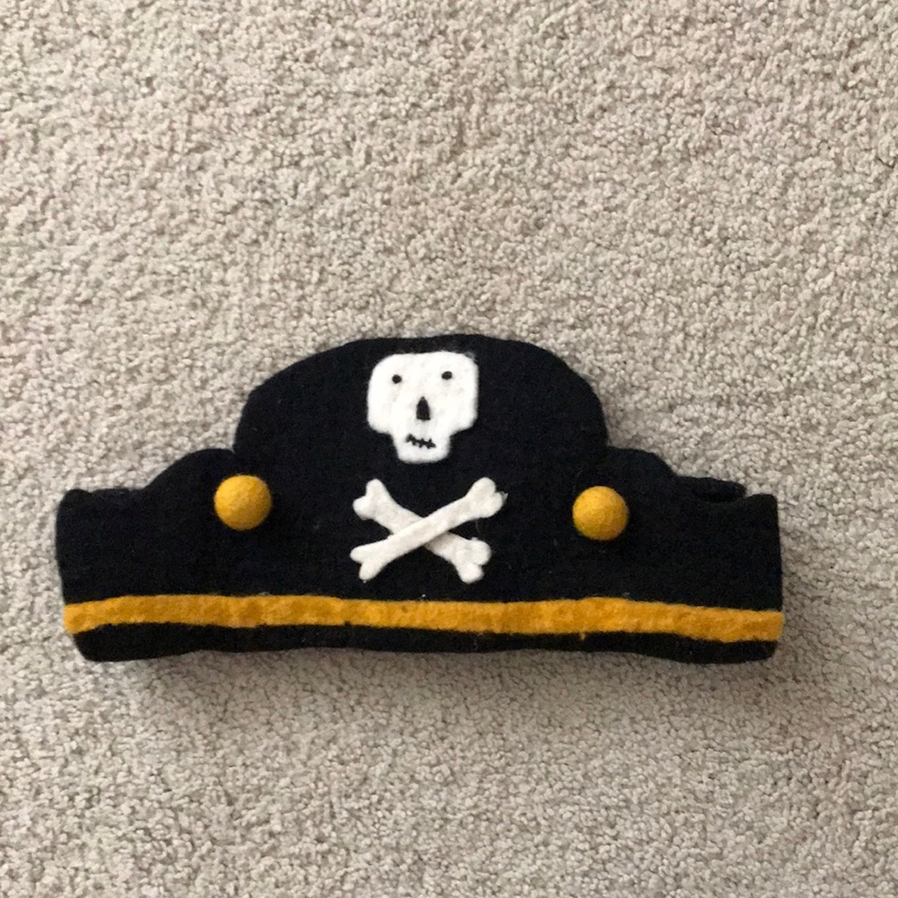 Felted pirates hat.